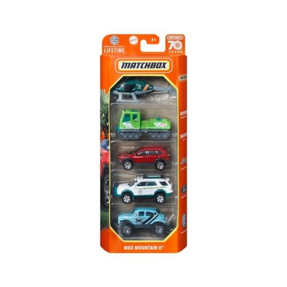 Набір машинок Matchbox 5 шт. 1:64 (C1817-HFH07)